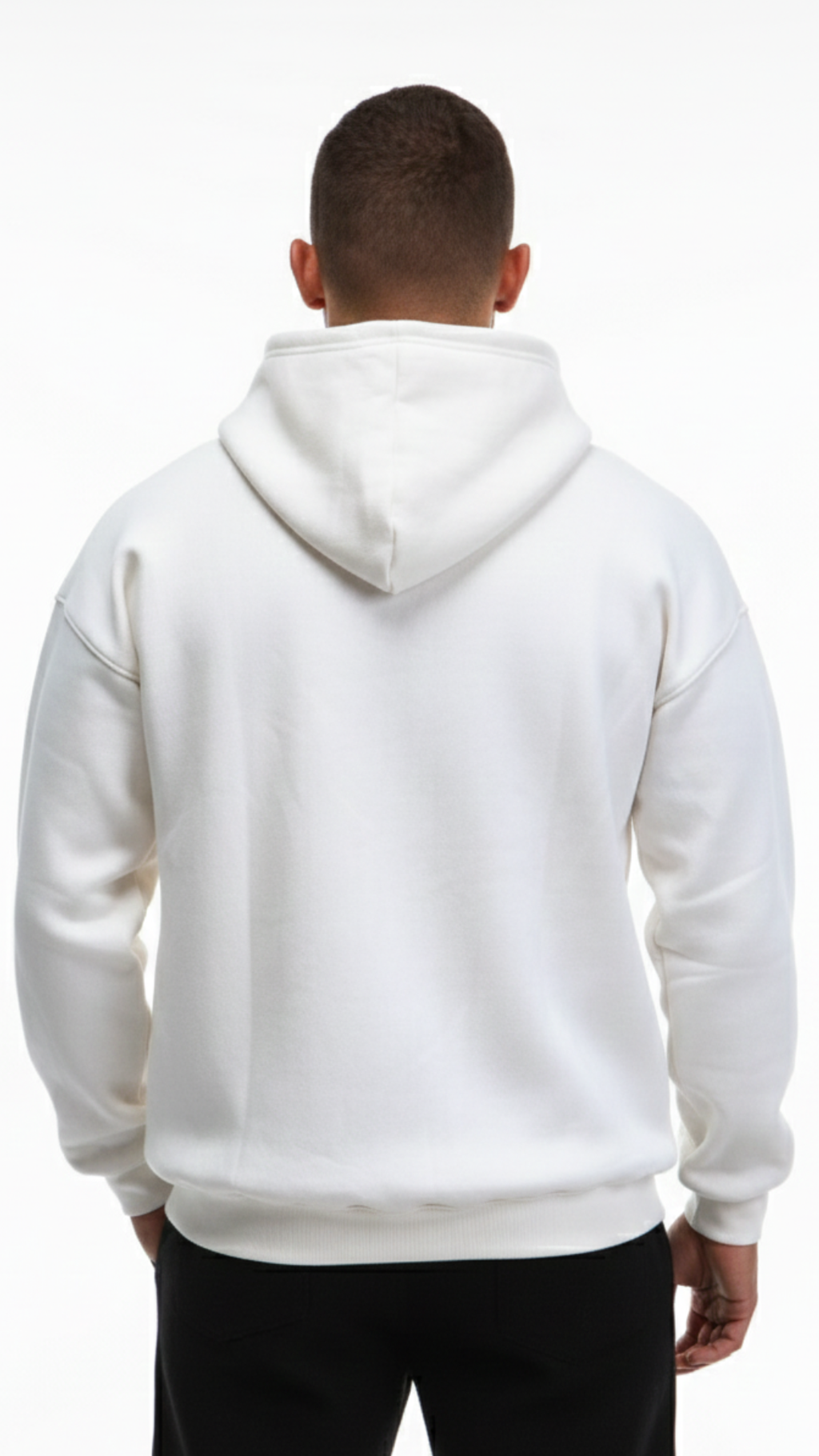 Foundational | White Atelier Hoodie | Melton Cotton