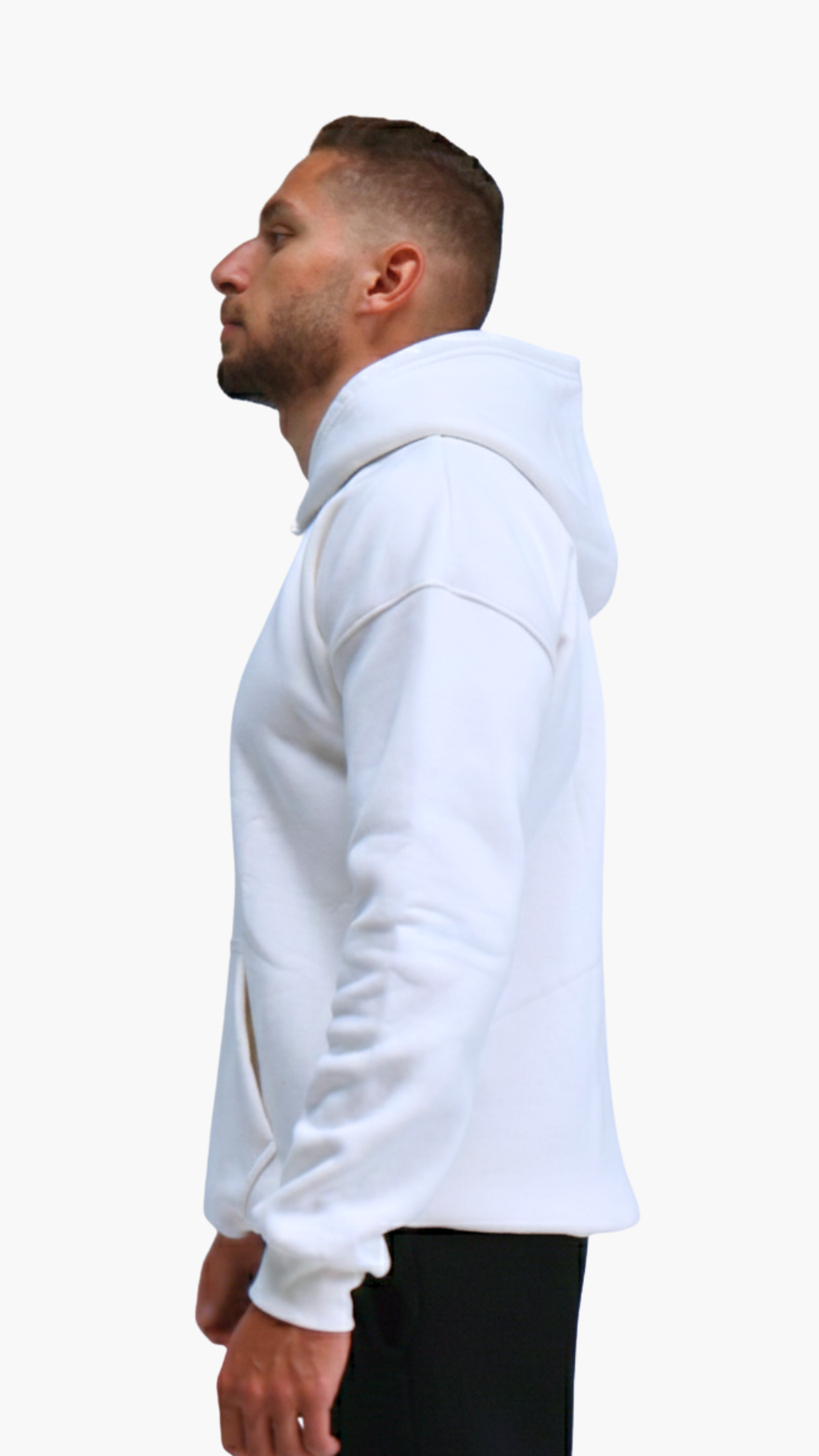Foundational | White Atelier Hoodie | Melton Cotton