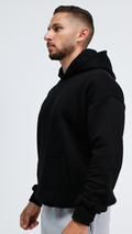 Foundational | Black Atelier Hoodie | Melton Cotton