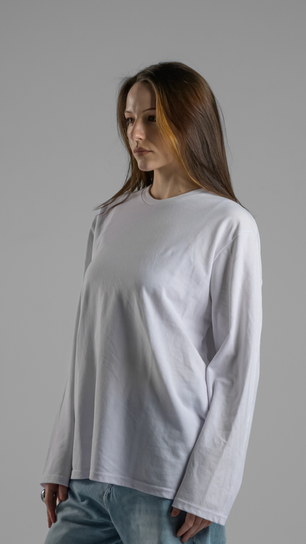 Caviar Aesthetic | Caviar Cotton | Long Sleeve | White Edition