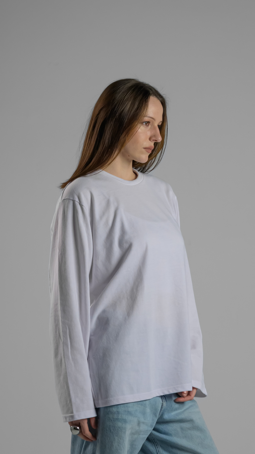 Caviar Aesthetic | Caviar Cotton | Long Sleeve | White Edition