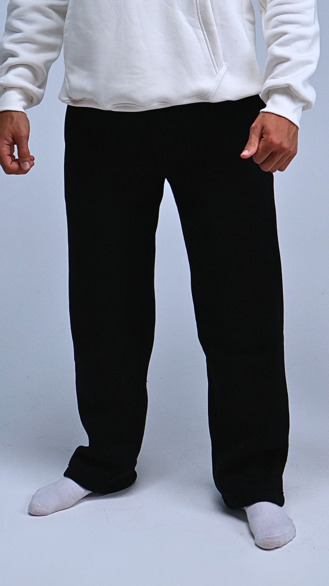 Still Season™ Wide-leg Sweatpants Melton Cotton