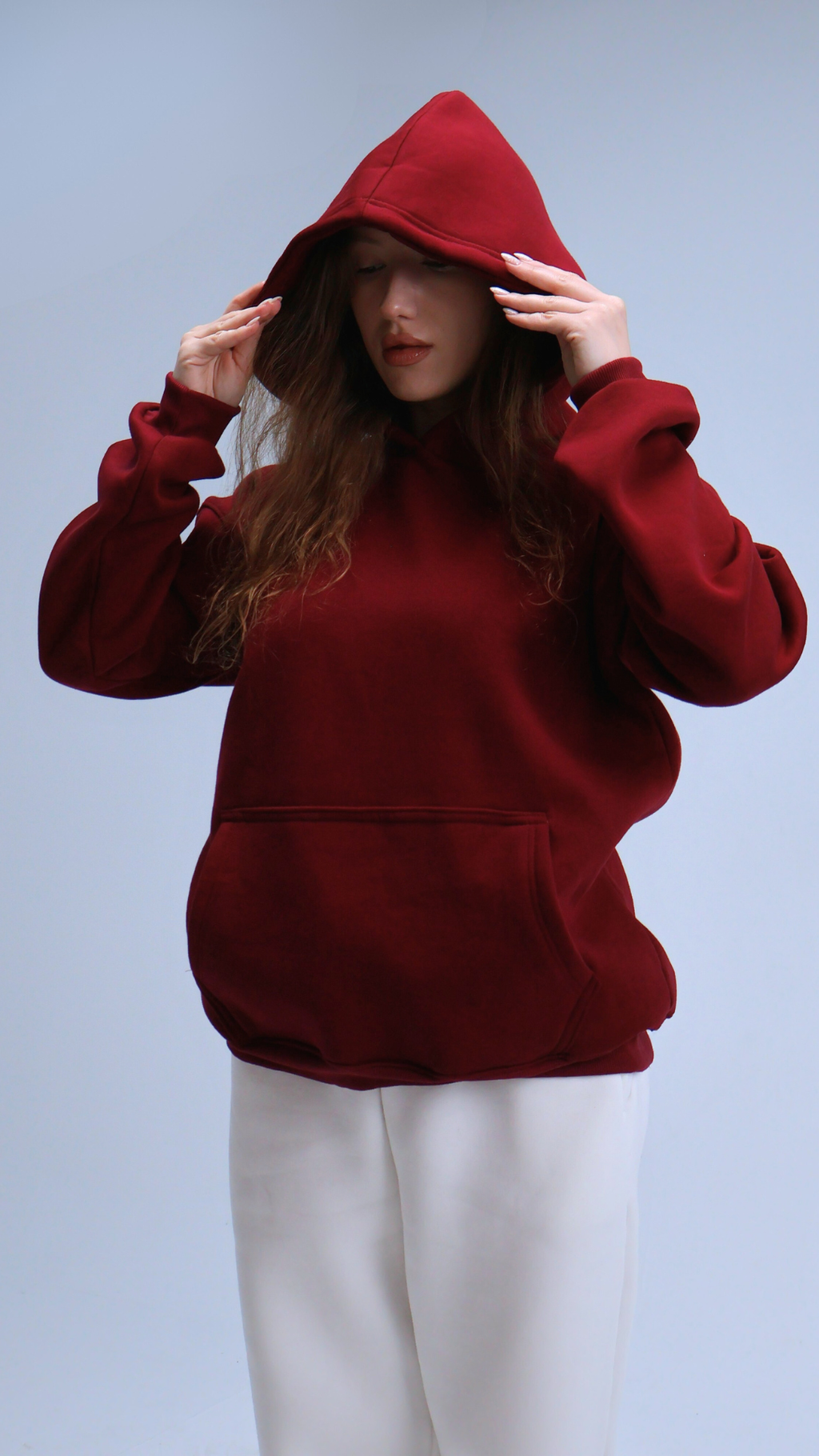 Still Season™ Oversize Hoodie Melton Cotton