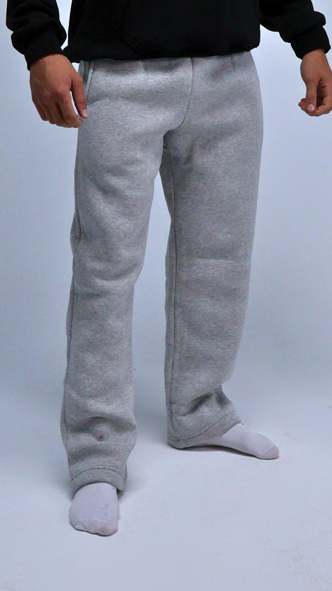 Still Season™ Wide-leg Sweatpants Melton Cotton