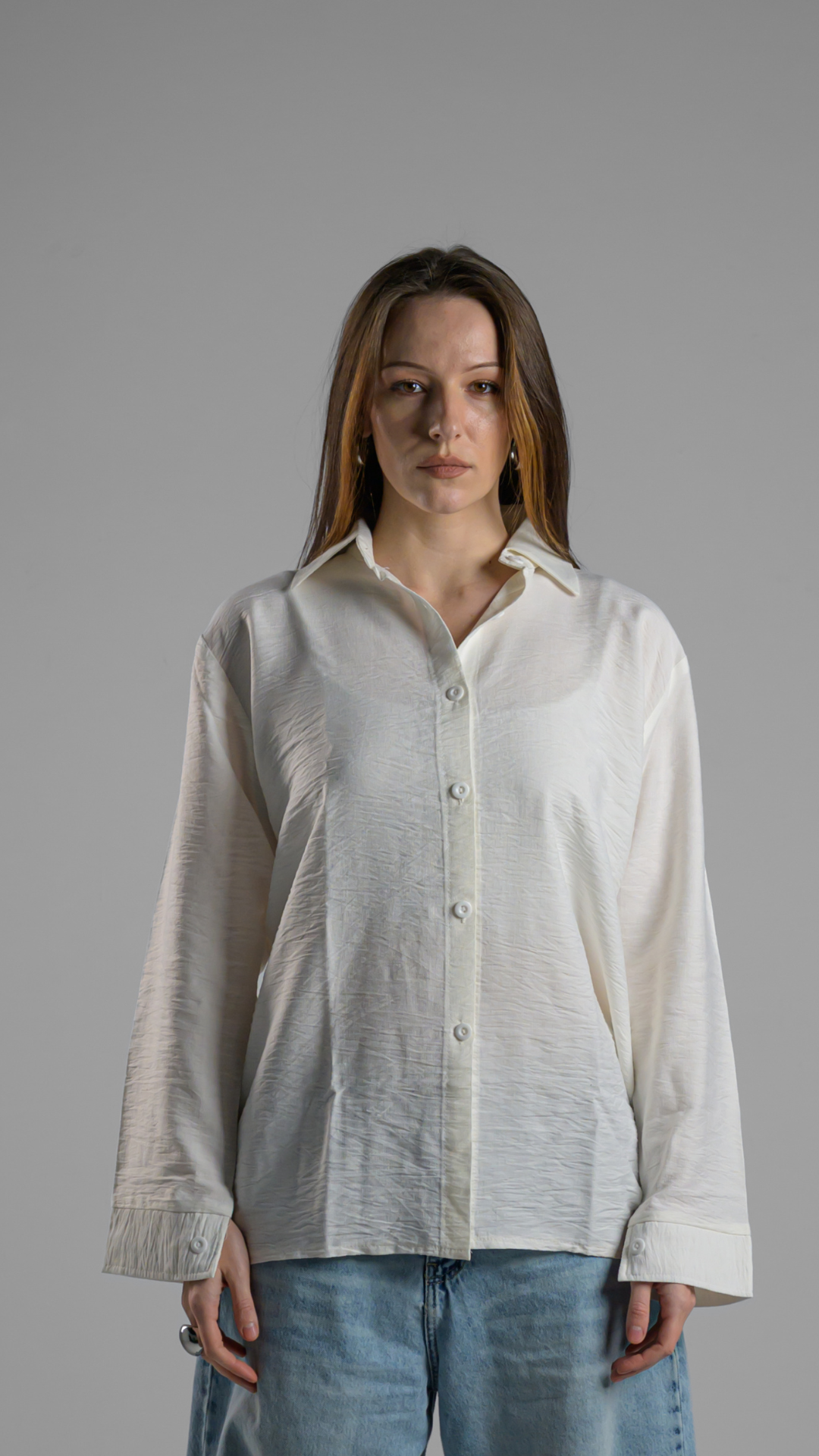 Luna Bianca| Linen Shirt | Timeless Creamy Edition