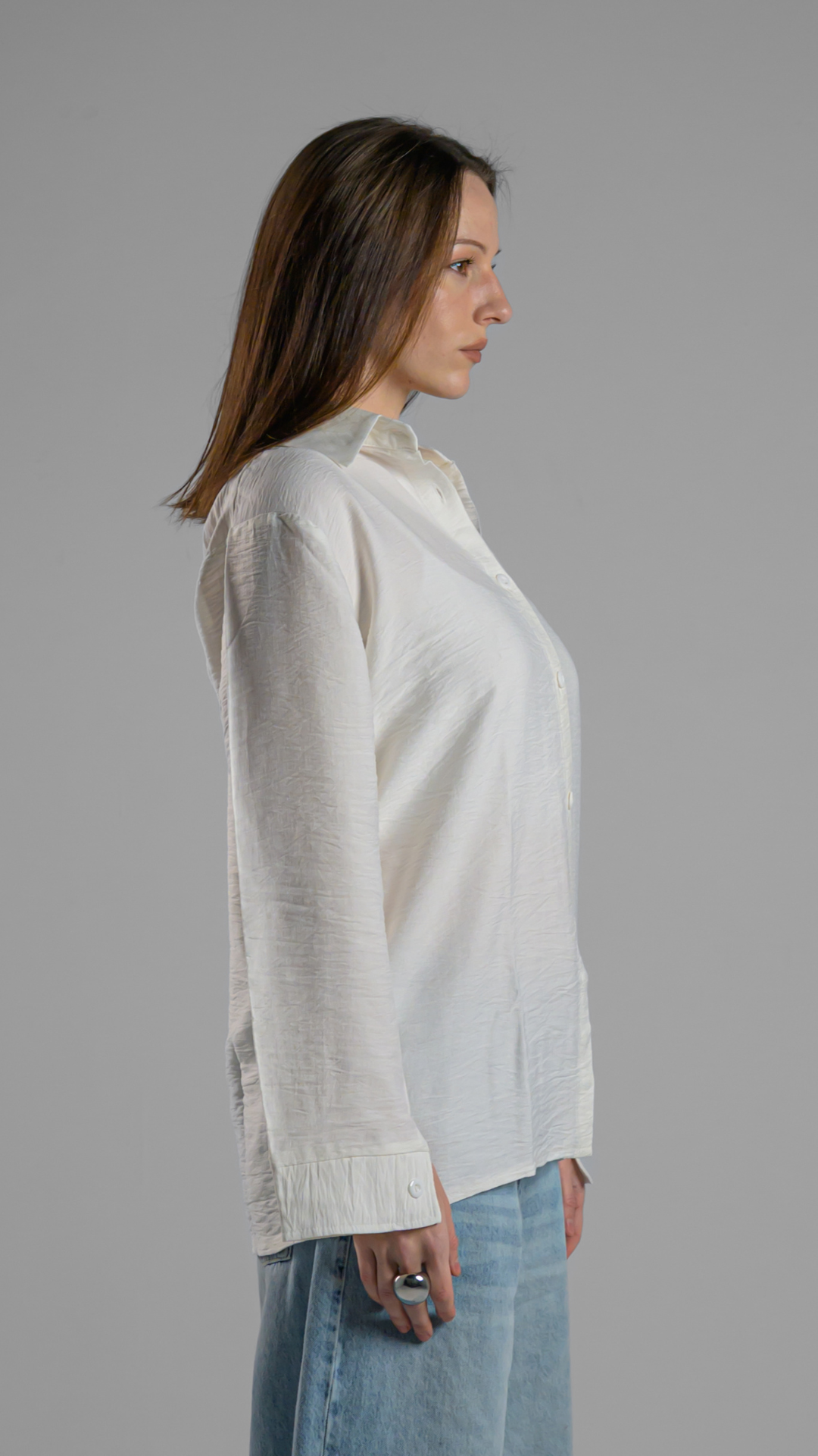 Luna Bianca| Linen Shirt | Timeless Creamy Edition