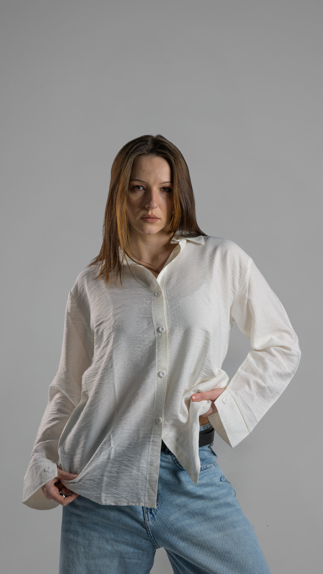 Luna Bianca| Linen Shirt | Timeless Creamy Edition