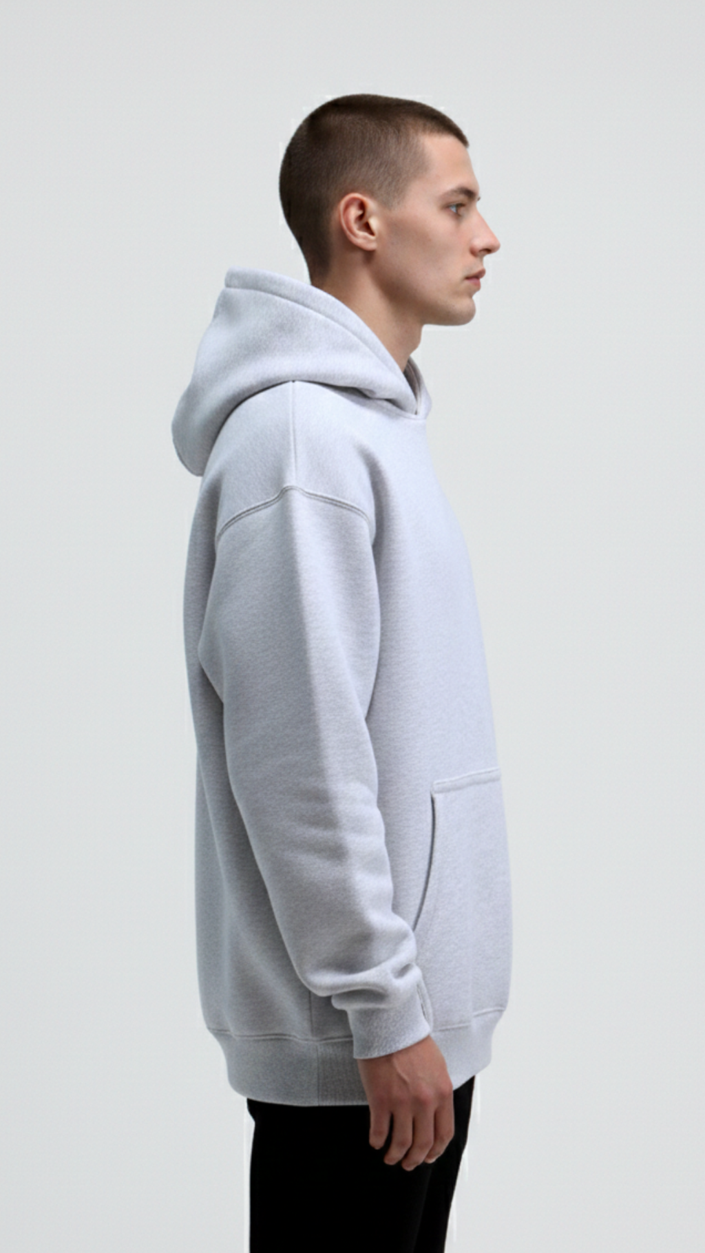 Foundational | Gray Atelier Hoodie | Melton Cotton