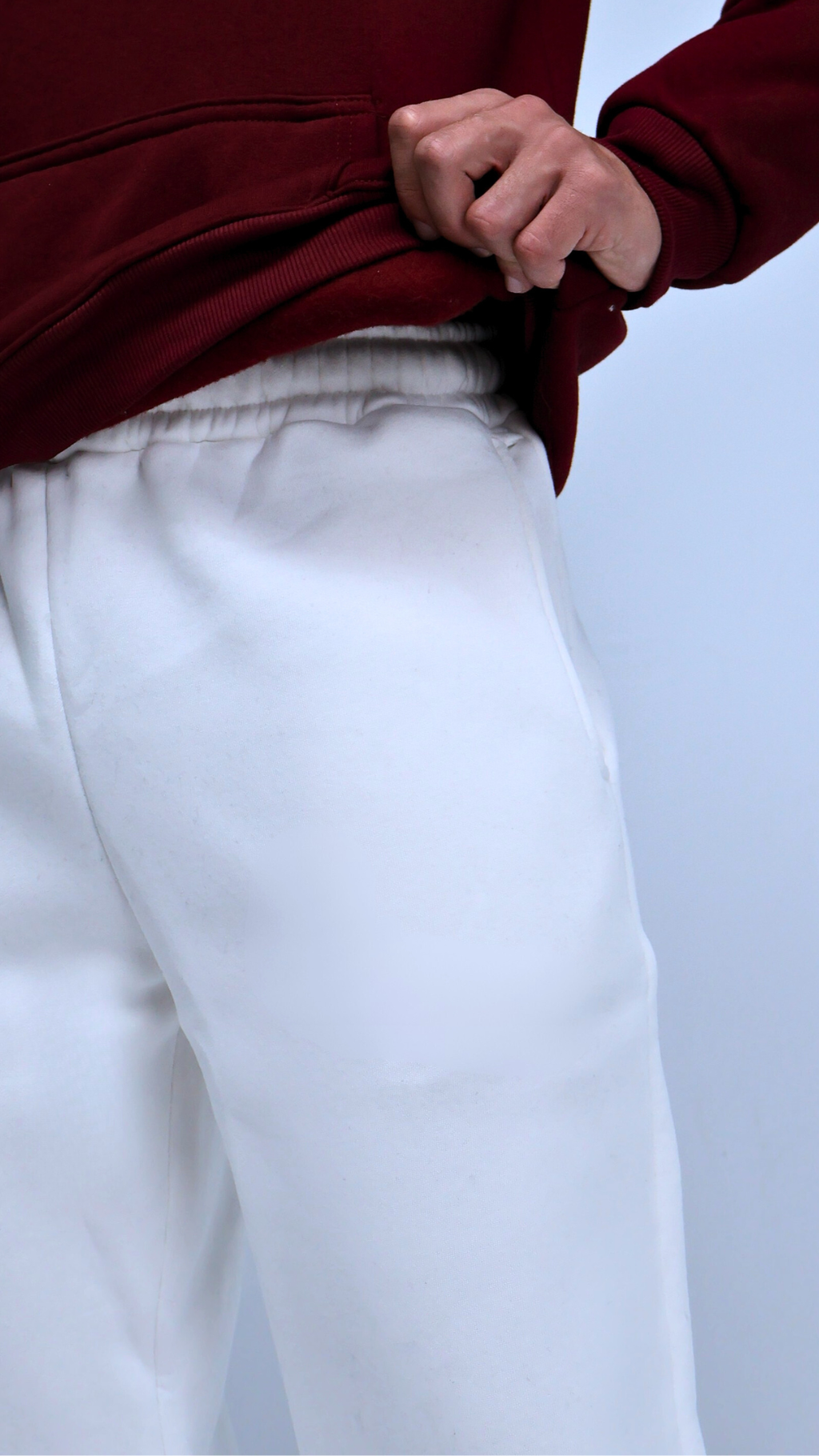 Still Season™ Wide-leg Sweatpants Melton Cotton