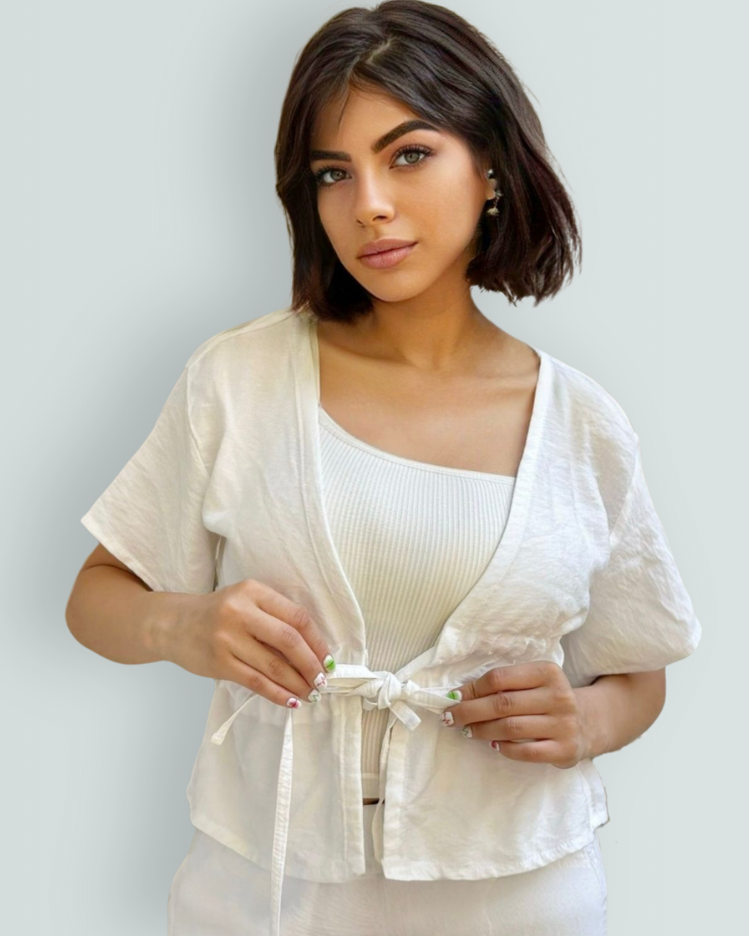 Linen Set Pants + Blouse – Breathable Comfort for Every Day