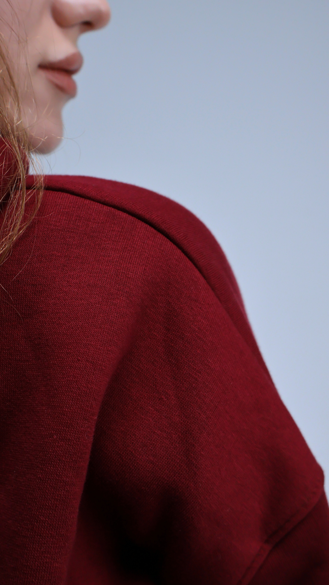 Still Season™ Oversize Hoodie Melton Cotton