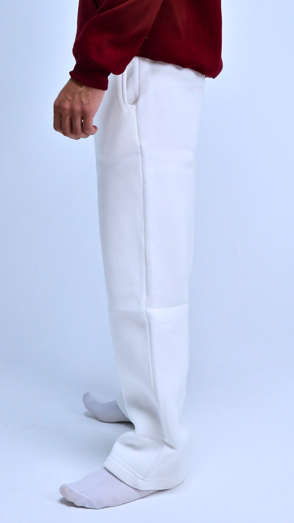 Still Season™ Wide-leg Sweatpants Melton Cotton