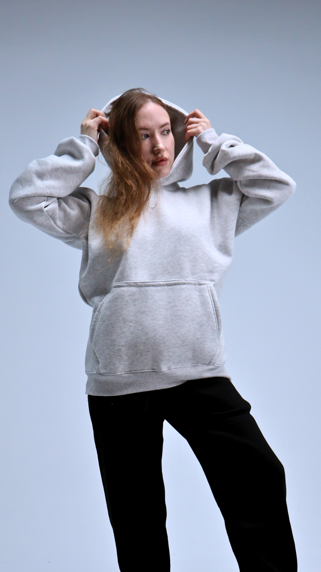 Still Season™ Oversize Hoodie Melton Cotton