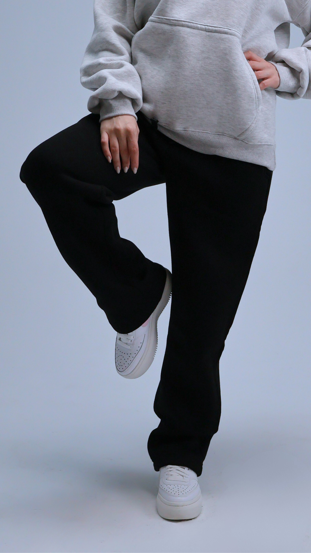 Still Season™ Wide-leg Sweatpants Melton Cotton