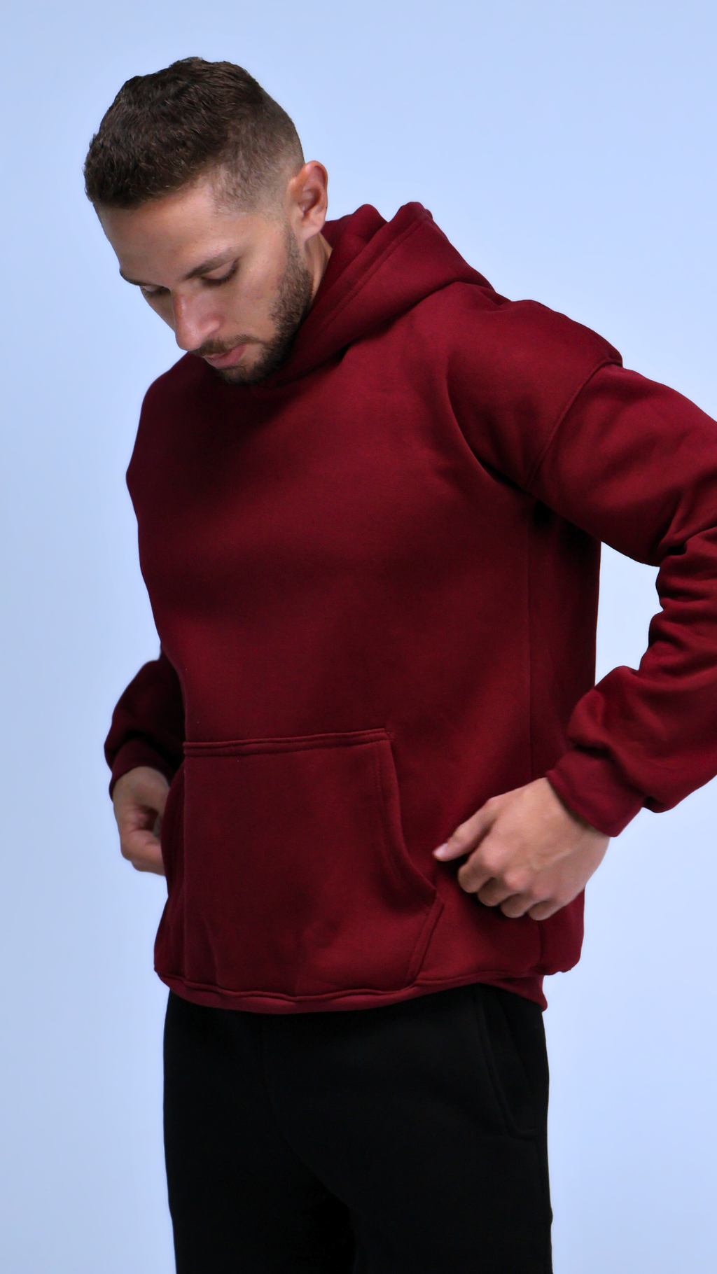 Still Season™ Oversize Hoodie Melton Cotton