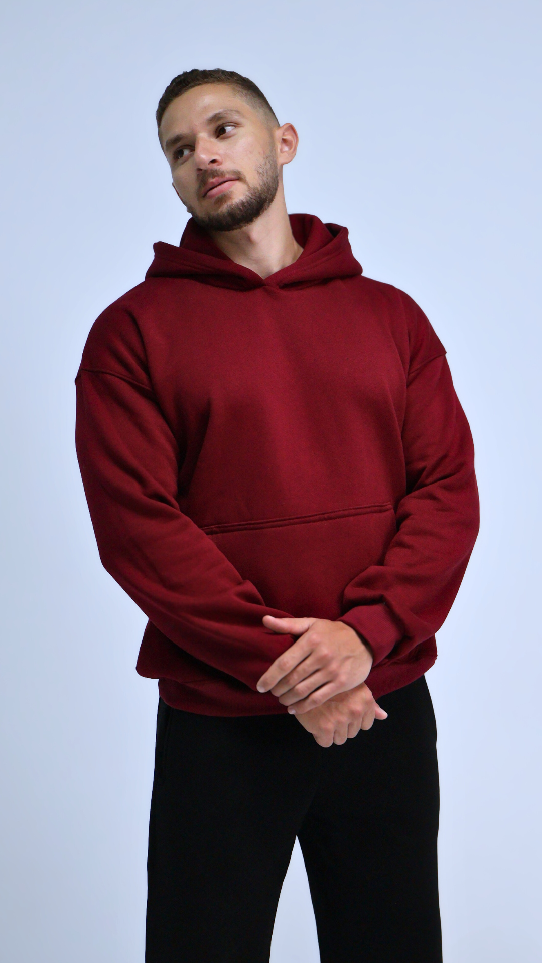 Still Season™ Oversize Hoodie Melton Cotton