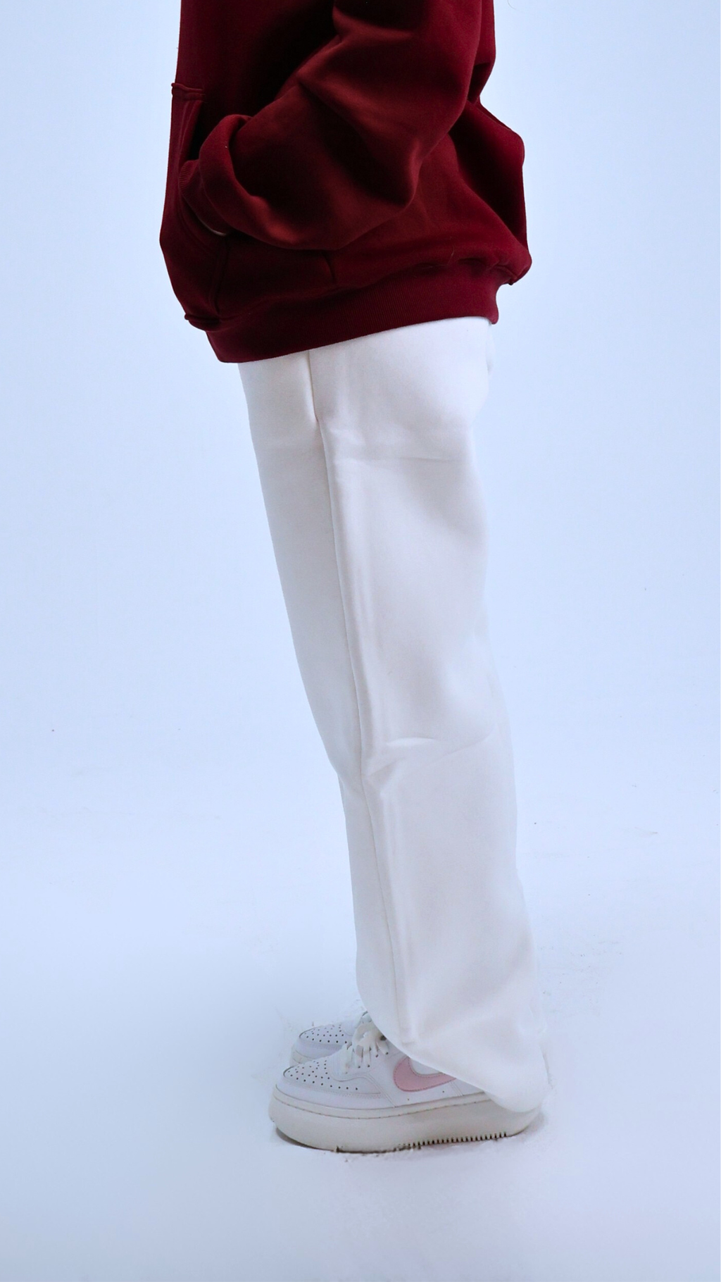 Still Season™ Wide-leg Sweatpants Melton Cotton
