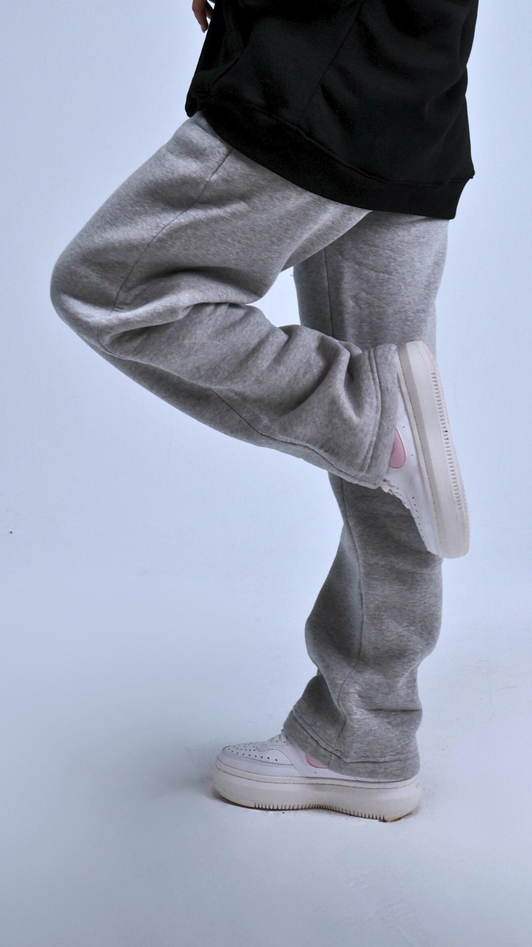 Still Season™ Wide-leg Sweatpants Melton Cotton