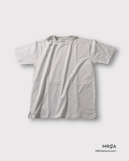 Zeus – White Short Sleeve Oversize T-Shirt – Caviar Cotton